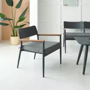 야외정원 테라스 카페 1인 소파