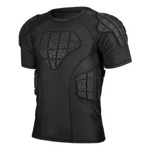 럭비 라크로스 야구를 위한 슬림 패딩 셔츠 프로텍터 리브 압축 언더셔츠 축구