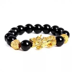 남성 팔찌 원석 패션 흑요석 12mm 비즈 염주형