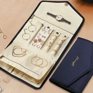 여행용 귀걸이 액세서리 목걸이 휴대용 파우치 반지 쥬얼리 보관함