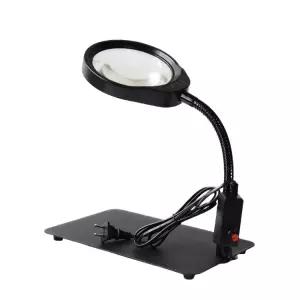 스탠드 확대경 탁상용 조명 led 수리 독서 정밀 산업용 기판 작업