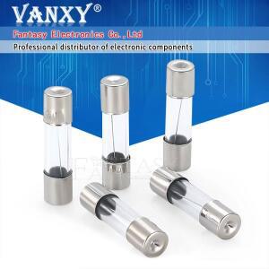 10PCS 5x20 유리 퓨즈 튜브 250V 0.1A  25A  1A 3A 3.15A 4A 6A 8A