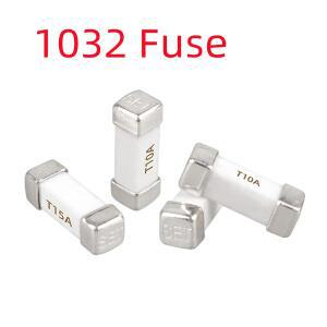 금은 1032 퓨즈 250V AC SMD 일회용 세라믹 표면 장착 0.2A 0.315A 0.63A 1.6A