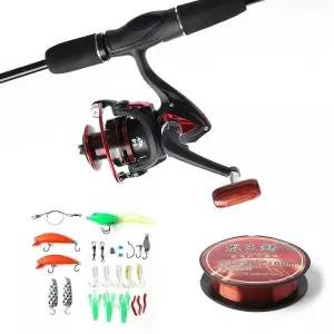 [하프클럽/]낚시친구 민물 바다 올인원 루어 스피닝릴 낚싯대세트