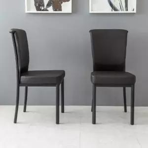 미래퍼니처 피렌 인조가죽 등받이 의자