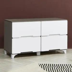 라벨라M 라뷰 1000 와이드 2단 서랍장