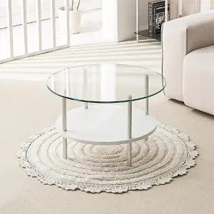 보비쥬S 르무그니 650 원형 선반 소파테이블