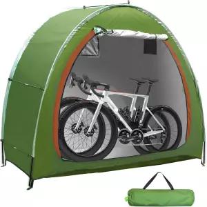 화카스트로 야외 자전거 커버 텐트 2인용 방수 옥스포드 수납 캠핑용 접이식 쉼터