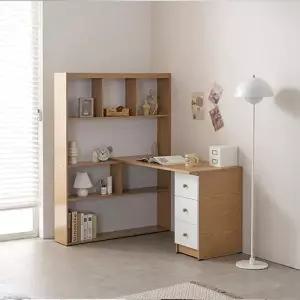 리젠우드H 1인용 1200 책장 책상세트