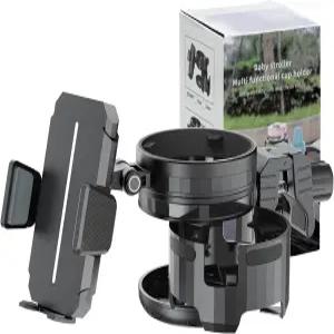 워커용 워크필 3-in-1 유니버설 휠체어 컵 홀더 자전거 롤레이터 유모차 스쿠터 시니어 안전하고 안정적인