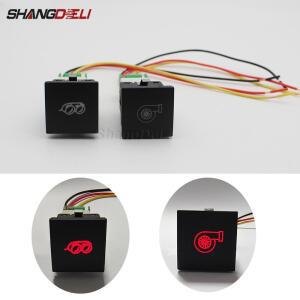 자동차 빨간색 LED DRL 조명 전원 켜기 끄기 스위치 VW Jetta Golf 6 MK6 2006 - 2012 용 와이어가 푸시 버