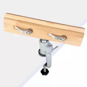 가죽 스티칭 포니 클램프 - 작업 도구 나무 공예 손 레이스 재봉 벨트 DIY 클립 360도 회전