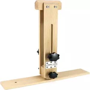 QWORK 가죽 스티칭 포니 공예 손 말 클램핑 DIY 위한 개선된 목재 테이블 데스크톱 클램프