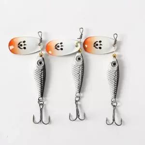 [하프클럽/]배스용 스피너 라이트급 꺽지 스피너 3p 루어 블레이드