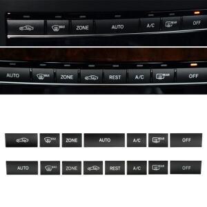 메르세데스 호환 벤츠 호환 E 클래스 W212 W207 E200 프론트 대시 에어컨 공조 컨트롤 AC 버튼 커버