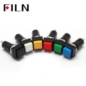 FILN 사각 순간 ONOFF 푸시 버튼 스위치 12V 12MM SPST 자동차 대시 PBS-11A