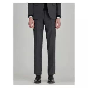 [로가디스] [SMART 4有] 브러쉬드 울 멜란지 레귤러 핏 수트 팬츠 그레이 RX5902PL53