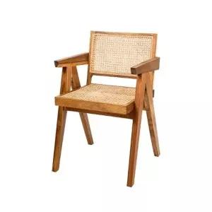 리젠우드H 씨루이 원목 라탄 암체어