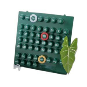 달력 캘린더 인테리어 벽걸이 옐로우1 그린x5바퀴 만년 화이트3 레드1 링어데이트