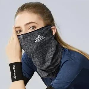 3색 1개 남성 여성 쿨링 얼굴 냉감마스크 햇빛가리개 쿨마스크 운동마스크 남녀공용 귀걸이형