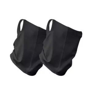 ( )자외선 차단 쿨 마스크 블랙-2개 스포츠마스크 얼굴햇빛가리개 냉감소재 골프마스크