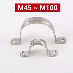 304 스테인레스 스틸 U-클립 물 파이프 고정 클립 케이블 와이어 카드 말 안장 클램프 클립 목구멍 후프 브