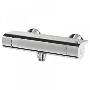 VALLAMOSSE 발라모세 온도조절 샤워용 수도꼭지, 크롬도금, 150 mm