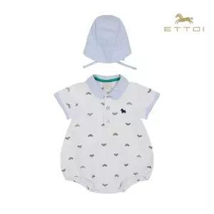 [롯데백화점]에뜨와 제임스패턴바디수트SET 07T327910/임신,출산,신생아,백일,조카선물