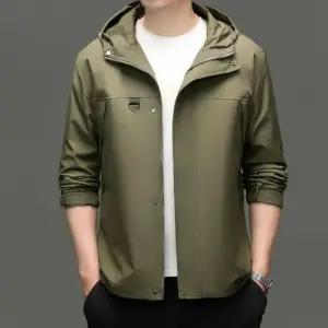 가을 캐주얼 남성 야상사파리 재킷 후드 상의 아웃도어 슬림핏 야상 OP3