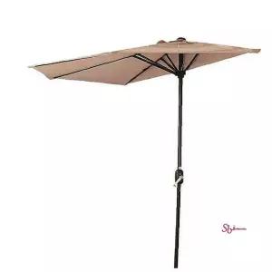 카페파라솔 하프 옥상 야외 감성 대형 야외용 테라스 전원주택 정원 튼튼한 그늘막 벽면 사이드vwx702