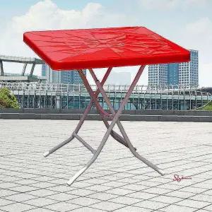 야외테이블 탁자 편의점 포차 사각 포장마차 접이식 야외용 파라솔 옥상 정원 식탁jkl221