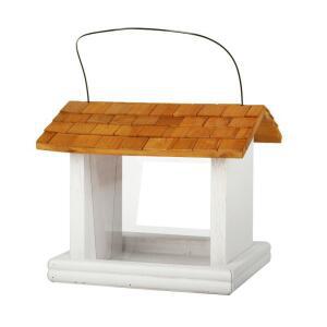 야외 새집 둥지 대형 원목 새모이통