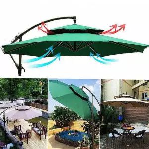 파라솔세트 낚시 폴딩 캠핑 이중지붕 원형 초대형 옥상 비치 야외용 테라스 셋트 정원 받침물통jkl223