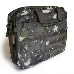 한국 밀리터리 서류 노트북 날렵한 가방 디지털무늬 브리프백