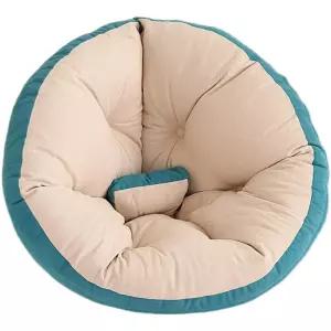 푹신한 좌식 쿠션 등받이 방석 의자용 대형 그레이150x80cm 두툼한