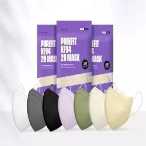 KF94마스크 2D kf94 컬러마스크 자외선차단 대형 100매 GK-5A