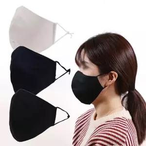 다회용 빨아쓰는 면마스크 3color (숨쉬기편한 원단 국산 이쁜 패션 블랙 수제 마스크 성인 대형)