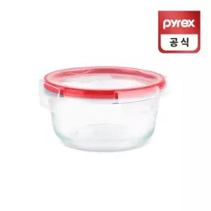 코렐 파이렉스 원형 프레쉬락 4면 밀폐용기 950ml 내열용기 밀폐용기 반찬통