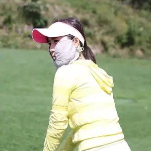 ( )자외선차단 골프마스크 C2 볼커버 목마스크 그레이