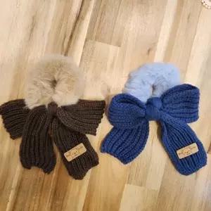 딥 블루 헤어 밴드 당고 똥머리 니트 헤어 링 퍼 헤어끈 똥머리 러블리 곱창끈 곱창