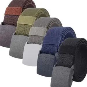 웨빙 남성 청바지 허리띠 스트레치 캐주얼 플라스틱 벨트 남자캐주얼벨트