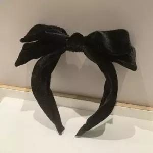 벨벳 대형 헤어반다나 머리띠 와이드 리본 밴드 큐빅머리띠 반다나 리본헤어밴드