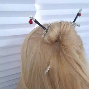 검객 비녀 헤어핀 무용수 댄서 무대의상 촬영 기모노 분장소품 소품샵 할로윈분장 특이한