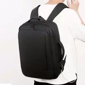 오피스룩 스타일 가방 세미 정장 코디 USB 백팩