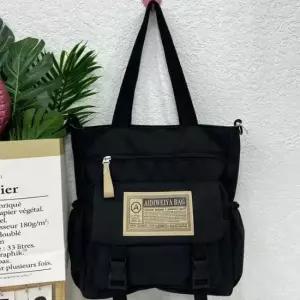 데일리 고등학생 대학생 크로스백 책 가방 블랙