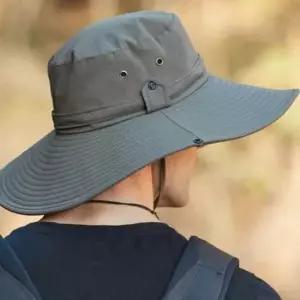 야외 캠핑 패션 남자 사파리 정글모 챙 모자