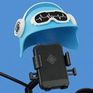 [하프클럽/]라이더썬 자전거 헬멧 스마트폰 거치대 핸들바 타입