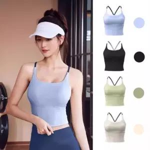 여성 브라 헬스복 필라테스복 요가상의 스포츠 브라탑
