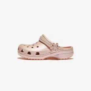 크록스 클래식 펄 샤인 클로그 토들러 색상 QUARTZ CRS212815