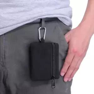 고리 카라비너 파우치 미니 벨트 컴팩트 원형파우치 미니파우치 벨트고리 캠핑파우치